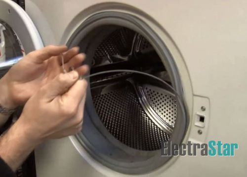 Как заменить манжету люка на стиральной машине Bosch