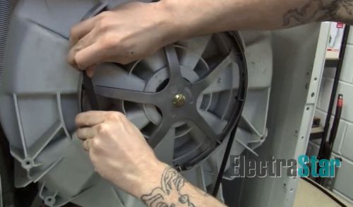 Установка нового приводного ремня в стиральную машину Bosch
