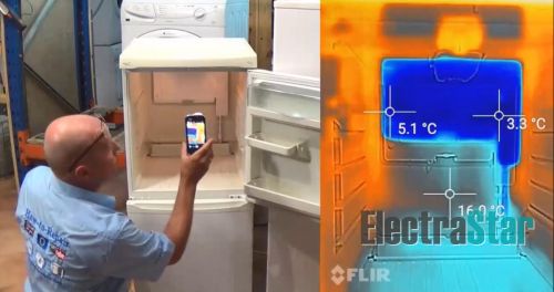 Диагностика испарителя холодильника с помощью смартфона